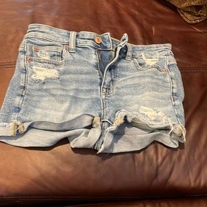 Distress Jean shorts size 0